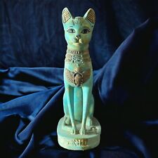 Rare Antique Egyptian Cat-goddess Bastet Statue | Exquisite Fine Stone Craftsman picture