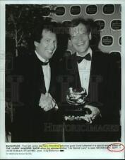 1997 Press Photo Garry Shandling and David Letterman on Larry Sanders Show picture