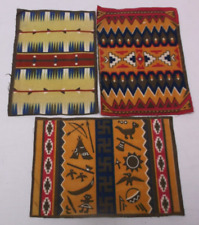 Antique Group of Tobacco Felts Native American Designs picture