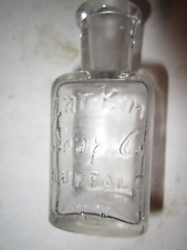 Vintage Larkin Soap CO Buffalo N.Y. Embossed Clear Glass Bottle 3