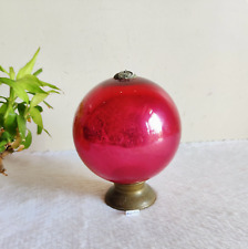 Antique Red Glass 6.25