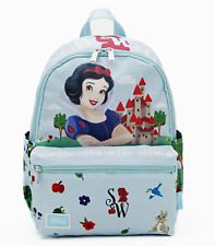 Disney's SNOW WHITE 13 inch Nylon Daypack Backpack Deluxe Print picture