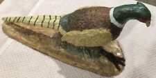 Extra Large Ring Neck Pheasant Resin Figurine picture