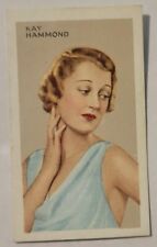 1935 Gallaher Stars of Screen Stage Park Drive Cigarettes #32 Kay Hammond picture