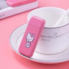 Pink Metal Soft Flame Jet Flame Cigarete Pipe Lighter For Hello Kitty Lovers New picture