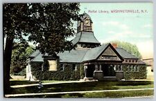 Washingtonville, New York NY - Beautiful Moffat Library - Vintage Postcard picture