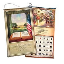 1940s Advertising Calendars Religious 1946 - 1947 Union Supply Funeral Lot of 2 picture