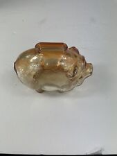 Vintage 1950’s-1960’s Anchor Hocking Marigold Carnival Piggy Bank picture