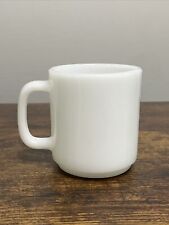 Vintage Glasbake Milk Glass Coffee Cup Mug Solid White Plain picture