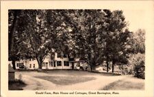 Postcard Gould Farm House & Cottages Great Barrington MA Massachusetts      M637 picture