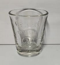 Vintage Calvert Reserve A Clear Shot Glass Embossed Bar  picture