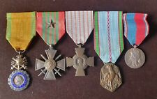 Lot of 5 1939-1945 WWII Medals picture