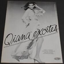 1980 Print Ad Fashion Style Lady Heels Legs Sexy Bill Blass Qiana Excites Beauty picture