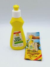 Vintage Sun Light Dishwashing Liquid Dish Detergent 5 FL Oz Full Bottle Sample  picture