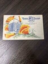 Vintage 1917 POSTCARD--CALIFORNIA--San Francisco--Hotel Clark--W T Howes Manager picture