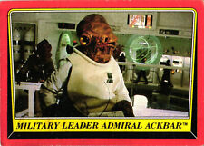 1983 Topps Star Wars Return of the Jedi #124 Military Leader Admiral Ackbar picture