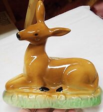 Vintage Royal Copley Deer Planter Figurine Mid Century Modern Ceramic picture
