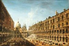 Art Oil painting Michele-Giovanni-Marieschi-View-of-the-Courtyard-of-the-D picture