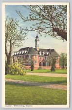 Williamsburg Virginia, Capitol Building, Vintage Postcard picture