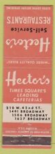 Matchbook Cover - Hector's Self Service Restaurants New York City WEAR picture