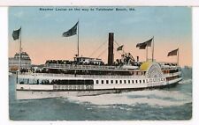 Sidewheeler SW LOUISE, Tolchester Steamboat Co. 1907-1915 Baltimore MD Postcard picture