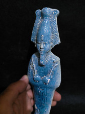ANCIENT EGYPTIAN ANTIQUITIES Statue Of Osiris Lord the Dead Black Gold RARE BC picture