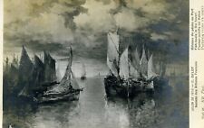 CPA Art SALON DE PARIS 1913 - painter G. DELOY fishing boats in the port picture