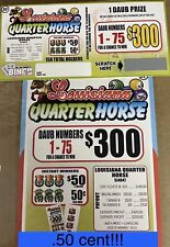 NEW pull tickets Quarter Horse .50 Tabs - Seal picture