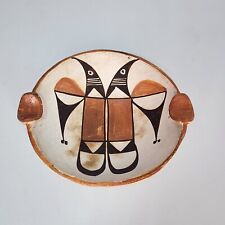Vintage Native American Acoma Double Bird Ashtray picture