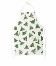 VIETRI Children’s Christmas  Apron Holiday Tree Linen | New w/ Tags | picture
