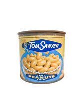 Antique Tom Sawyer Fancy Peanuts Salted Tin picture