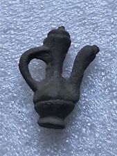 Antique item Rare authentic amulet pendant form Viking Amphora Scythian artifact picture