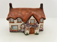Toni Raymond Cottage Coin Bank Made In England Hand Painted Vintage picture
