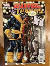 Deadpool vs Thanos 1 - Hastings Variant Cover Marvel Comics 2015 picture