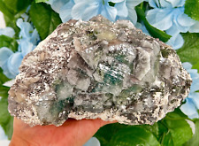 Natural 3lb 3oz Fluorite Raw Crystal Specimen picture