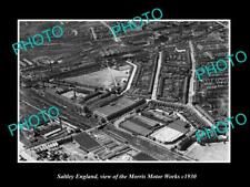 OLD 8x6 HISTORIC PHOTO OF SALTLEY ENGLAND THE MORRIS MOTOR WORKS c1930 picture