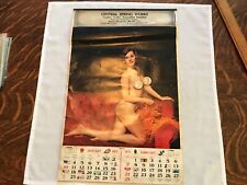 1971 Central Spring Works Vintage Risque Calendar, Tamaqua, Pa. picture