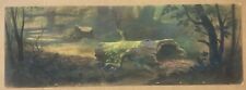 DISNEY FOX AND THE HOUND Original James Coleman Pre Production Pan Background  picture