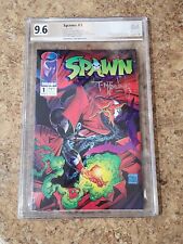Spawn #1 1992 Comic Book Signed by Todd McFarlane PGX Certified 9.6 White Pages picture