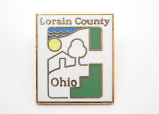 Lorain County Ohio Vintage Lapel Pin picture