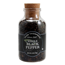 Olde Thompson Whole Black Peppercorns - Plastic Bottle with Cork Stopper Top 6 o picture
