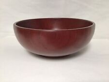 RR29 Vintage Very Beautiful Wooden Bowl Made of High-Quality Hardwood For Gift picture
