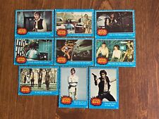 1977 Topps Star Wars Series 1 Blue Trading Cards Incomplete Set Original Owner picture