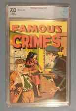 Famous Crimes #51 CBCS 7.0 W White pages 1953 Unpressed picture