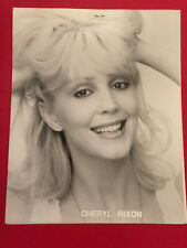 Cheryl Rixon , 1980s starlet Playboy model , original headshot photo w/Credits picture