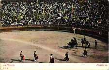 Picadores Mexico City Undivided Unposted Postcard c1905 picture