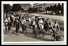 Copenhagen Denmark The City of Bicycles Postcard May 1949 Old Cars       pc284 picture