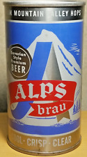 Alps Brau Beer S/S 12 oz OLD CROWN BREWING CORP FT. WAYNE IND. U.S.A.  picture