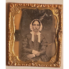 1/6th Plate Daguerreotype Of A Woman With Interesting Eyes picture