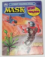 MASK M.A.S.K. 1986 Giant Coloring Book USED/UNUSED Golden Books KENNER  picture